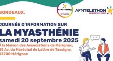 journée myasthénie en Aquitaine le 20 septembre 2025