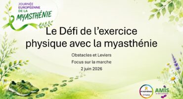 Visioconférence : le défi de l'exercice physique avec la myasthénie